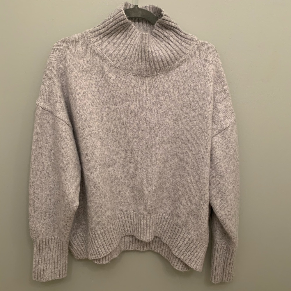 Grey Oversized Chunky Sweater